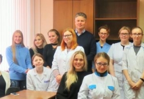 Встреча студентов с главным врачом ГБУЗ АО «Устьянская ЦРБ» 