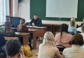 Встреча студентов с главным врачом ГБУЗ АО «Устьянская ЦРБ»